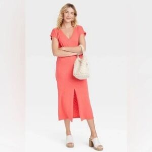 NWT Universal Thread Vibrant Red Dress